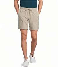 Roundtree & Yorke Classic Fit 8#double; Inseam Performance Ripstop Drawstring Shorts