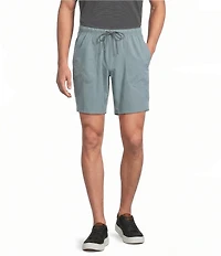 Roundtree & Yorke Classic Fit 8#double; Inseam Performance Ripstop Drawstring Shorts