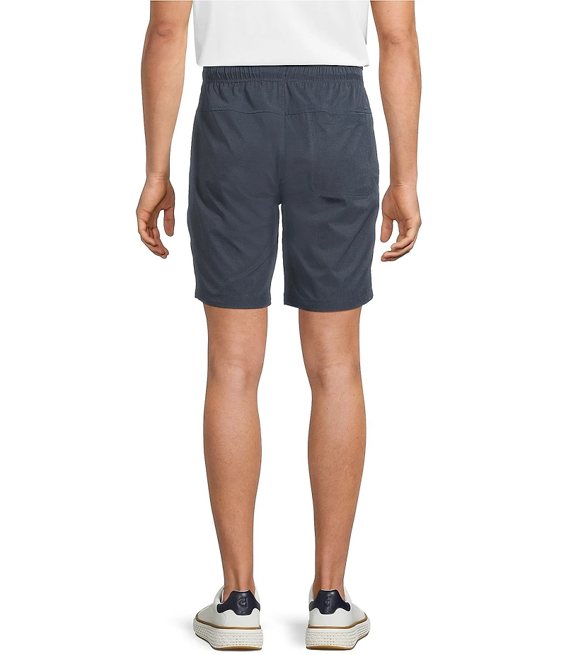Roundtree & Yorke Classic Fit 8#double; Inseam Performance Ripstop Drawstring Shorts