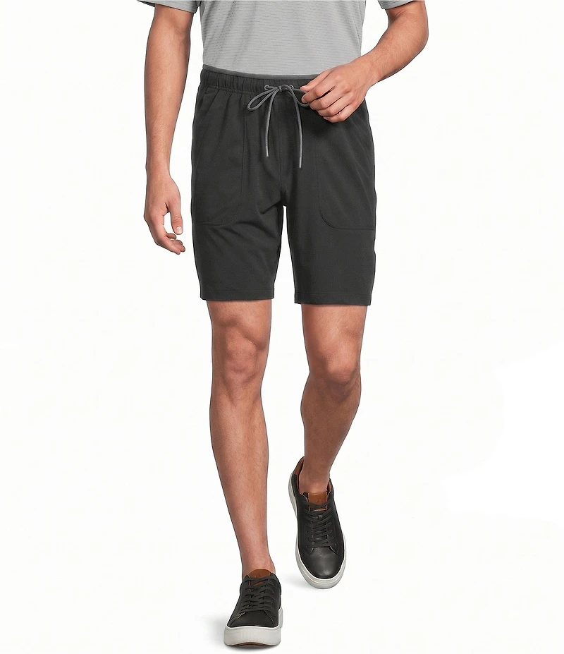 Roundtree & Yorke Classic Fit 8#double; Inseam Performance Ripstop Drawstring Shorts