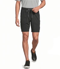 Roundtree & Yorke Classic Fit 8#double; Inseam Performance Ripstop Drawstring Shorts