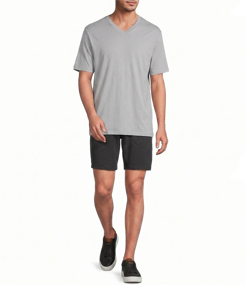 Roundtree & Yorke Classic Fit 8#double; Inseam Performance Ripstop Drawstring Shorts