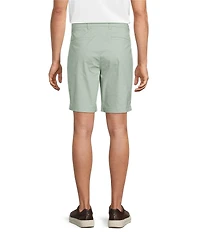 Roundtree & Yorke Classic Fit Flat Front All Seasons Coolmax 9#double; Inseam Shorts