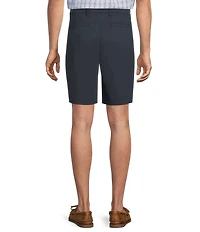 Roundtree & Yorke Classic Fit Flat Front All Seasons Coolmax 9#double; Inseam Shorts
