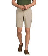 Roundtree & Yorke Classic Fit Flat Front All Seasons Coolmax 9#double; Inseam Shorts