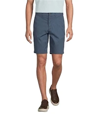 Roundtree & Yorke Classic Fit Flat Front All Seasons Coolmax 9#double; Inseam Shorts