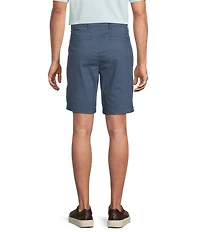 Roundtree & Yorke Classic Fit Flat Front All Seasons Coolmax 9#double; Inseam Shorts
