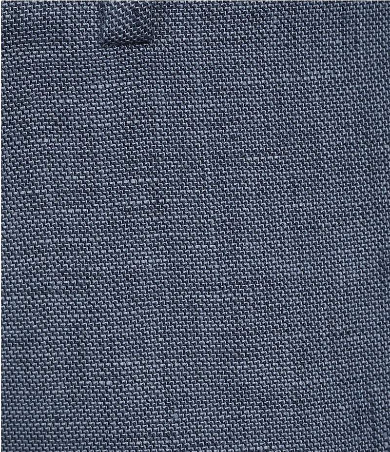 Roundtree & Yorke Classic Fit Flat Front Solid Linen Dress Pants