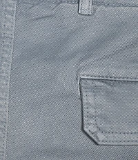 Roundtree & Yorke Classic Fit Flat Front Washed Textured 9#double; Chino Shorts