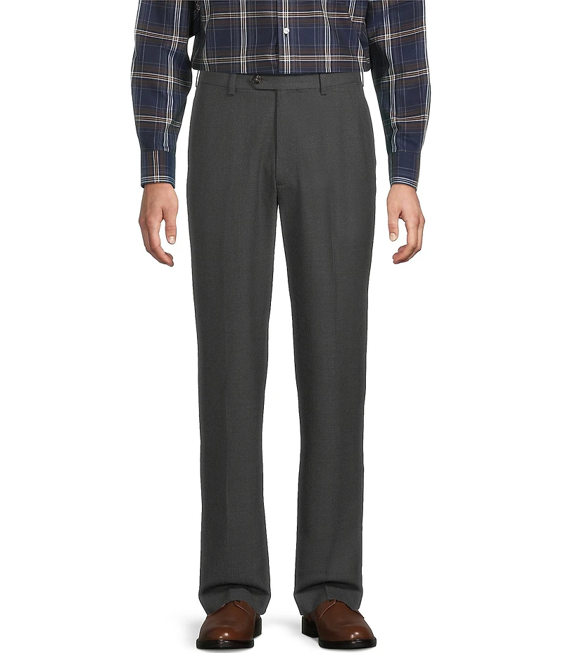 Roundtree & Yorke Gold Label Classic Fit Wool Dress Pants