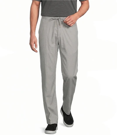 Roundtree & Yorke Classic Fit Side Elastic Drawstring Pants