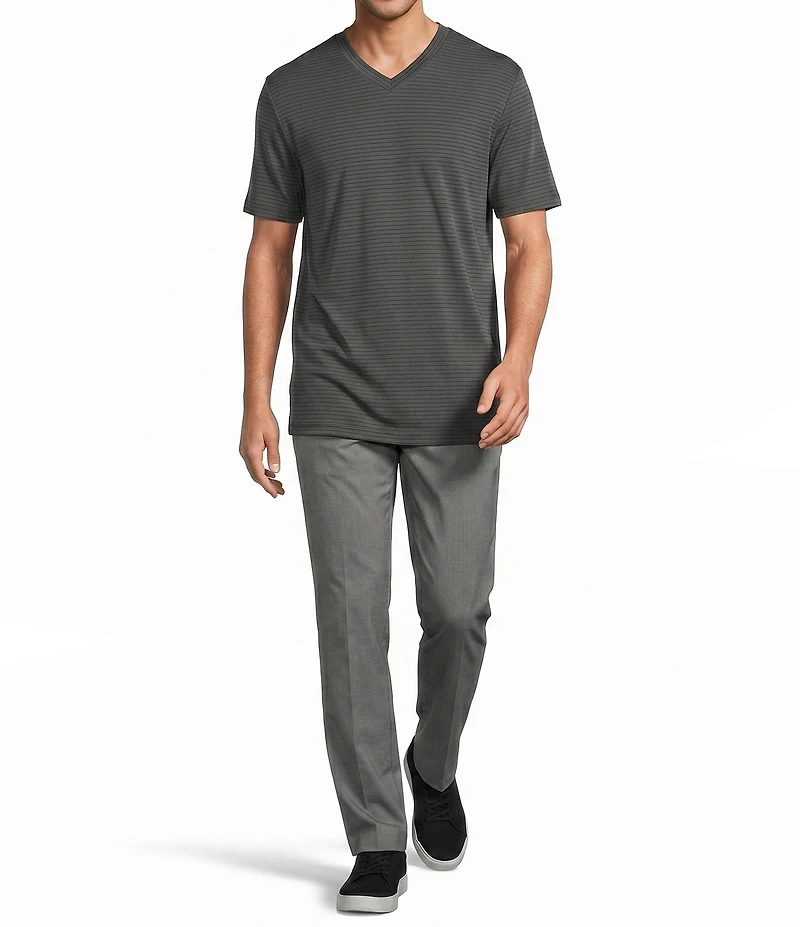Roundtree & Yorke Classic Fit Side Elastic Drawstring Pants