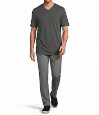 Roundtree & Yorke Classic Fit Side Elastic Drawstring Pants