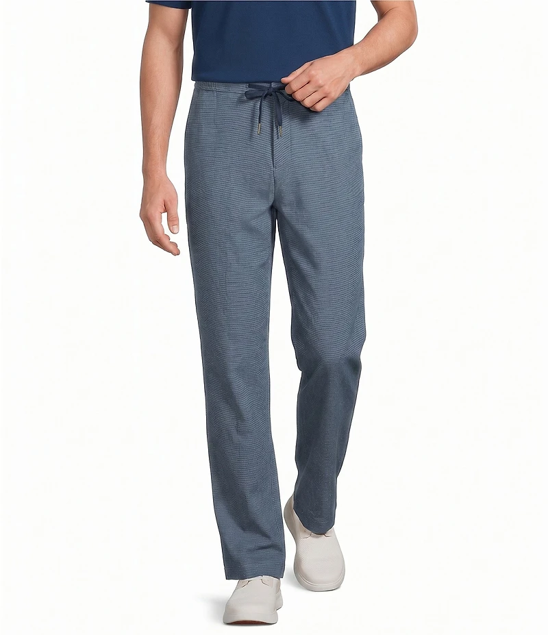 Roundtree & Yorke Classic Fit Side Elastic Drawstring Pants