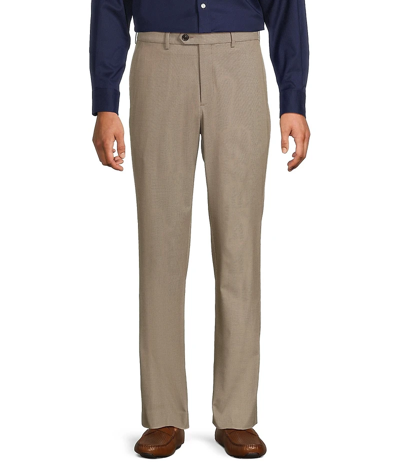 Roundtree & Yorke Classic Fit Solid Performance Dress Pants
