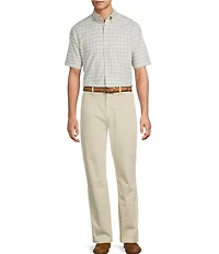 Roundtree & Yorke Classic Fit Solid Textured Chino Pants