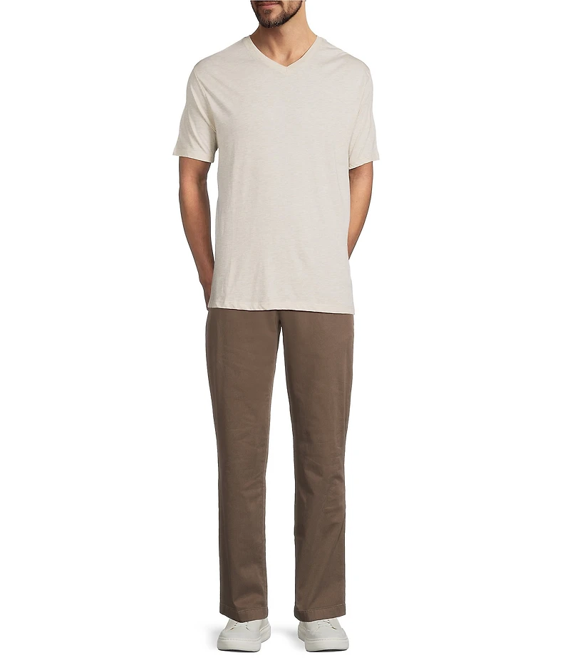 Roundtree & Yorke Classic Fit Solid Textured Chino Pants