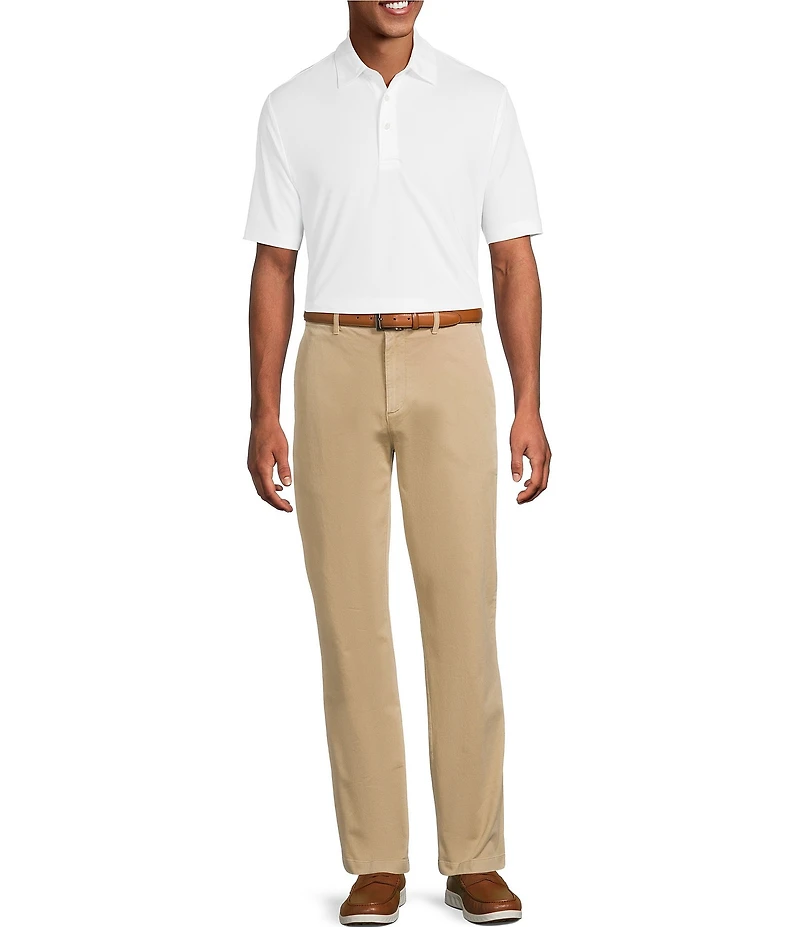 Roundtree & Yorke Classic Fit Solid Textured Chino Pants