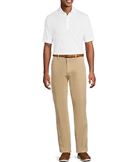 Roundtree & Yorke Classic Fit Solid Textured Chino Pants