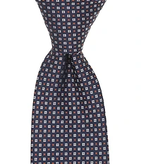 Roundtree & Yorke Conrad Neat Traditional Silk Blend Tie