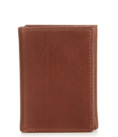 Roundtree & Yorke Cow Leather Tri-Fold Wallet