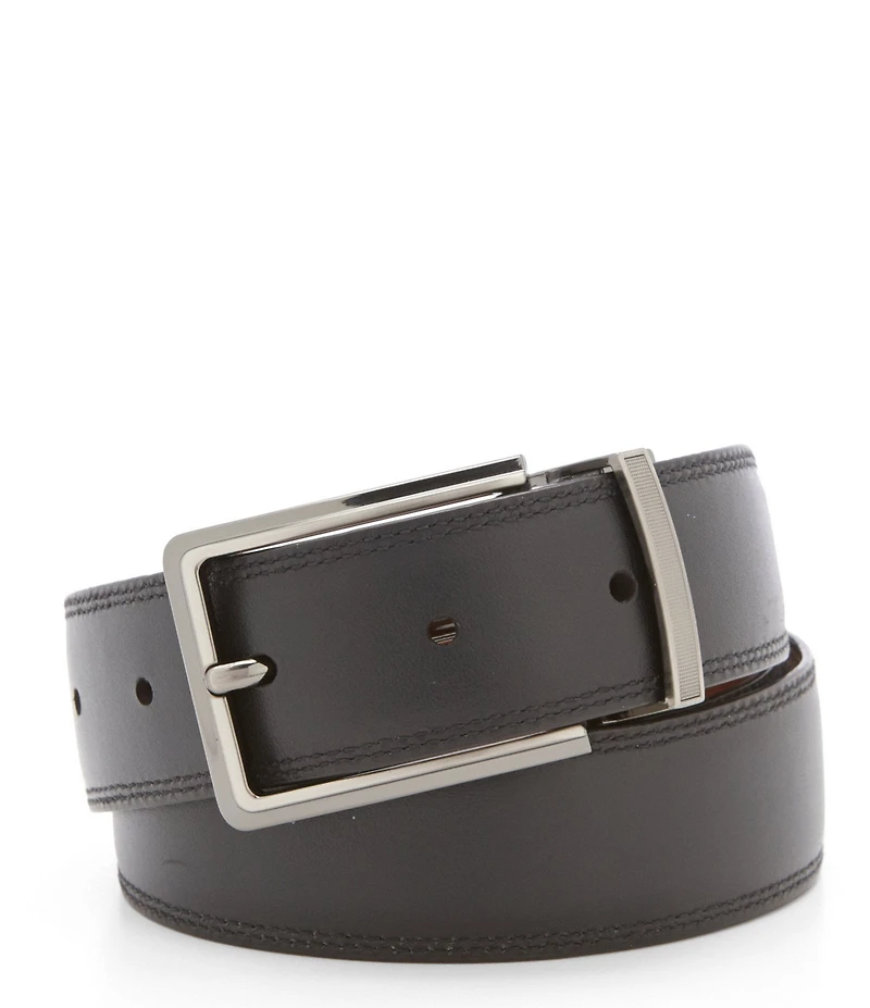 Roundtree & Yorke Double Leather Reversible Belt