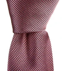 Roundtree & Yorke Duke Textured Traditional 3 1/8#double; Silk Tie
