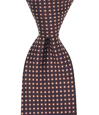 Roundtree & Yorke Emanuel Neat Traditional Silk Blend Tie