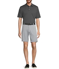 Roundtree & Yorke Flat Front 9#double; Performance Dobby Shorts