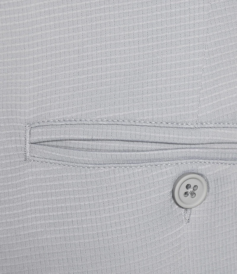 Roundtree & Yorke Flat Front 9#double; Performance Dobby Shorts