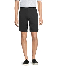 Roundtree & Yorke Flat Front 9#double; Performance Dobby Shorts