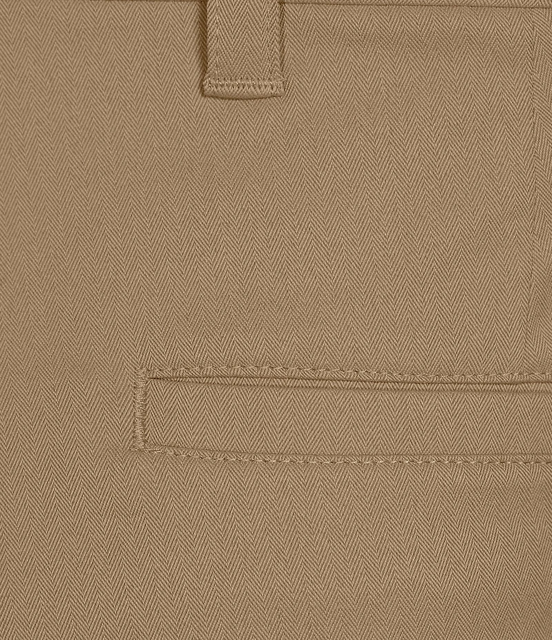 Roundtree & Yorke Flat Front 9#double; Performance Herringbone Shorts