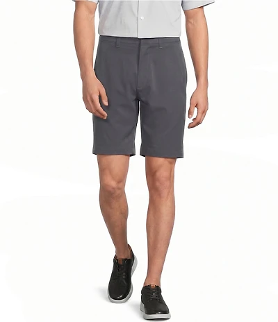 Roundtree & Yorke Flat Front 9#double; Performance Herringbone Shorts
