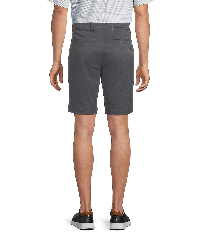 Roundtree & Yorke Flat Front 9#double; Performance Herringbone Shorts