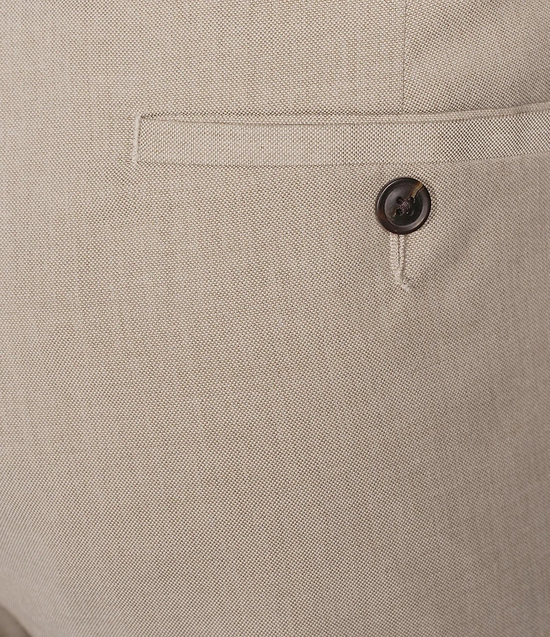 Roundtree & Yorke Flat Front Classic Fit Performance Textured Dress Pants