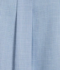 Roundtree & Yorke Gold Label Non-Iron Button Down Collar Short Sleeve Glen Plaid Sport Shirt