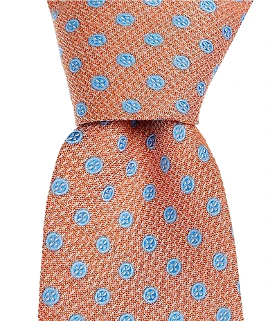 Roundtree & Yorke Griffin Medallion 3 1/8#double; Silk Blend Tie