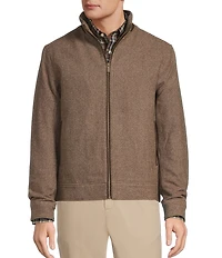 Roundtree & Yorke Herringbone Wool Hipster