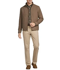 Roundtree & Yorke Herringbone Wool Hipster