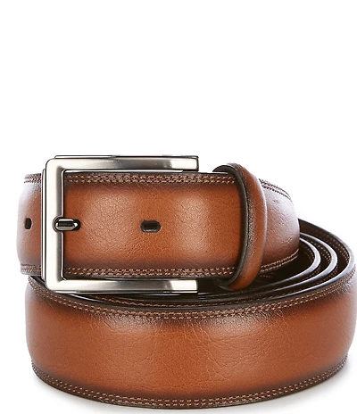 Roundtree & Yorke Honey Leather Belt