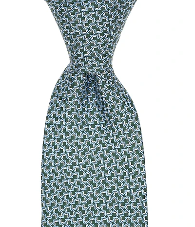 Roundtree & Yorke Horeshoe Neat Traditional Silk Tie