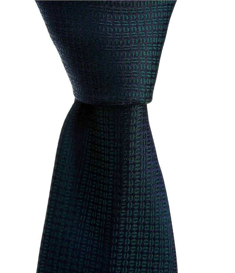 Roundtree & Yorke Kodi Faux Knit Solid Silk Blend 3 1/8#double; Width Tie