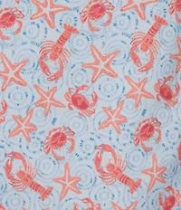 Roundtree & Yorke Lobster Starfish 7#double; Inseam Swim Trunks