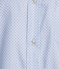 Roundtree & Yorke Geo Print Twill Sport Shirt