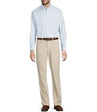 Roundtree & Yorke Geo Print Twill Sport Shirt