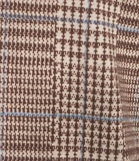 Roundtree & Yorke Long Sleeve Glen Plaid Button Front Shirt