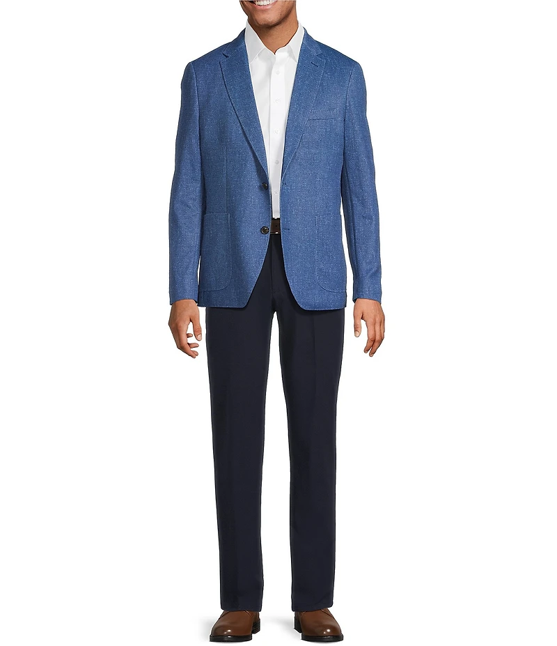 Roundtree & Yorke Long Sleeve Knit Blazer