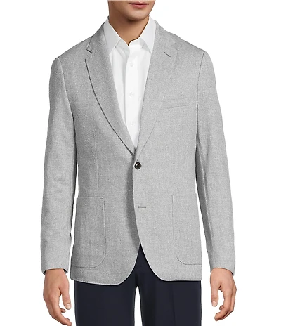 Roundtree & Yorke Long Sleeve Knit Blazer