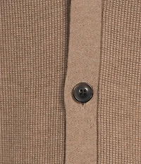 Roundtree & Yorke Long Sleeve Knit Solid Textured Cardigan