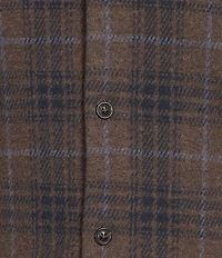 Roundtree & Yorke Long Sleeve Large Plaid Button Front Shirt